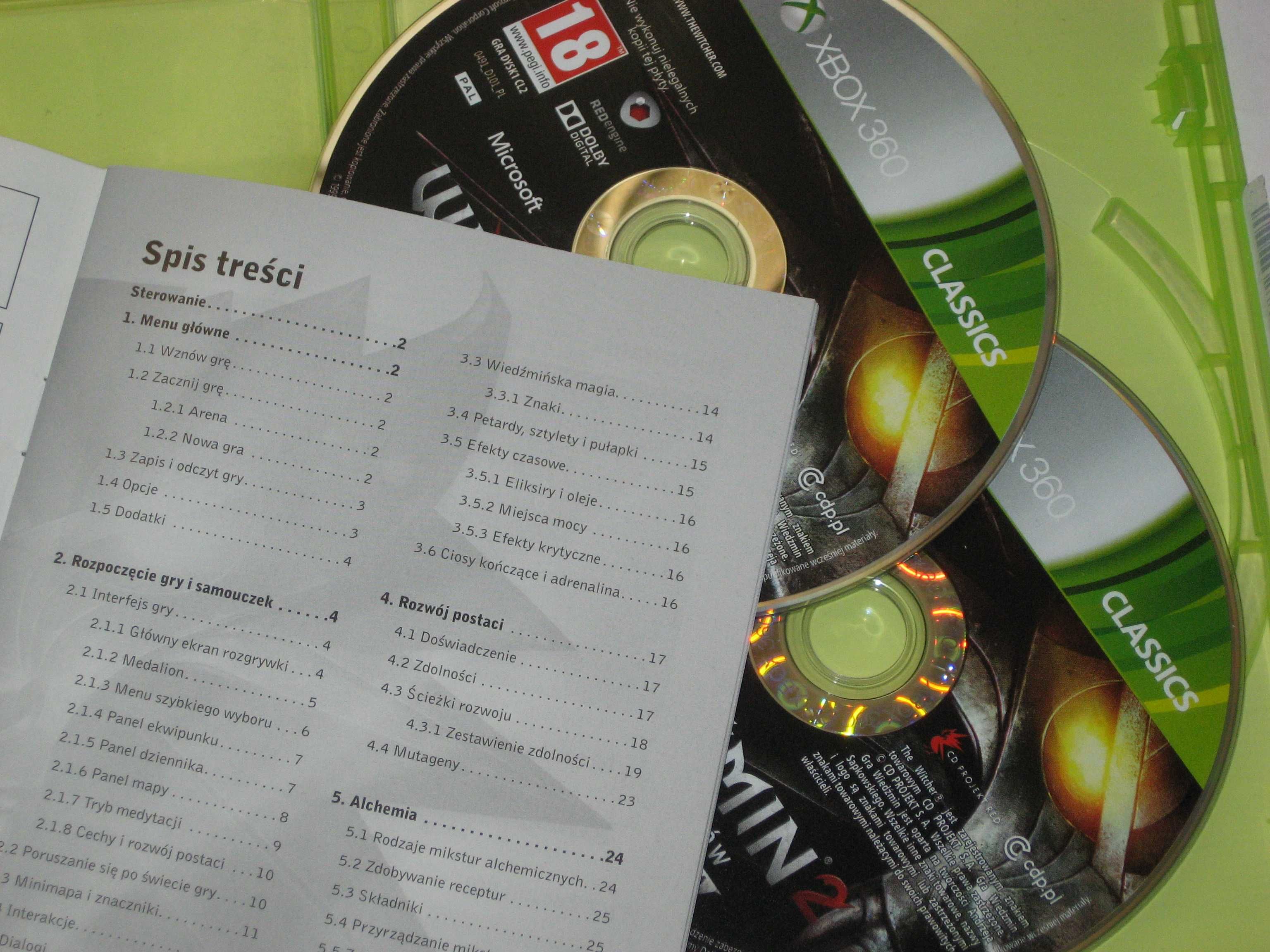 Gra Wiedźmin 2 Zabójcy Królów WITCHER 2 XBOX360 BDB po polsku! 3xPL