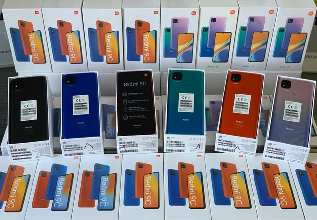Xiaomi redmi 9c 2/32, 3/64, 4/128 Gray Blue Green Purple Orange ЧОХЛИ