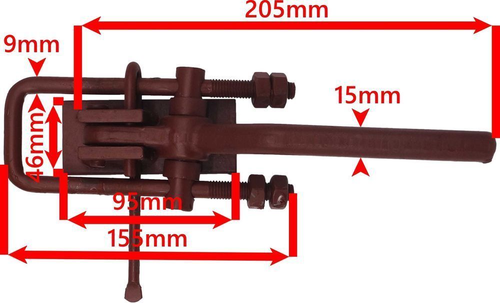 SPINACZ ZAMEK BURTY Przyczepy D-35 D-47 Malowany [3249]