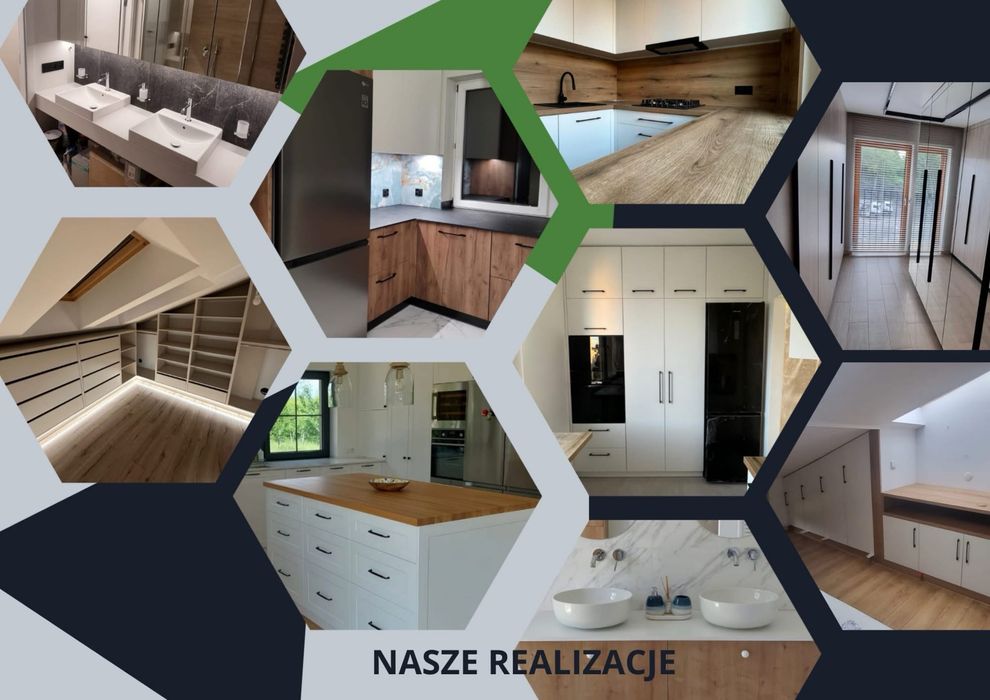 Meble na wymiar. Kuchnie, szafy, garderoby, meble rtv i inne zabudowy