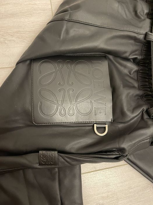 Жіночі шкіряні штани Loewe,Vloria на байці