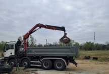 Wywóz gruzu, ziemi z załadunkiem, HDS, big-bag, transport, kruszywo