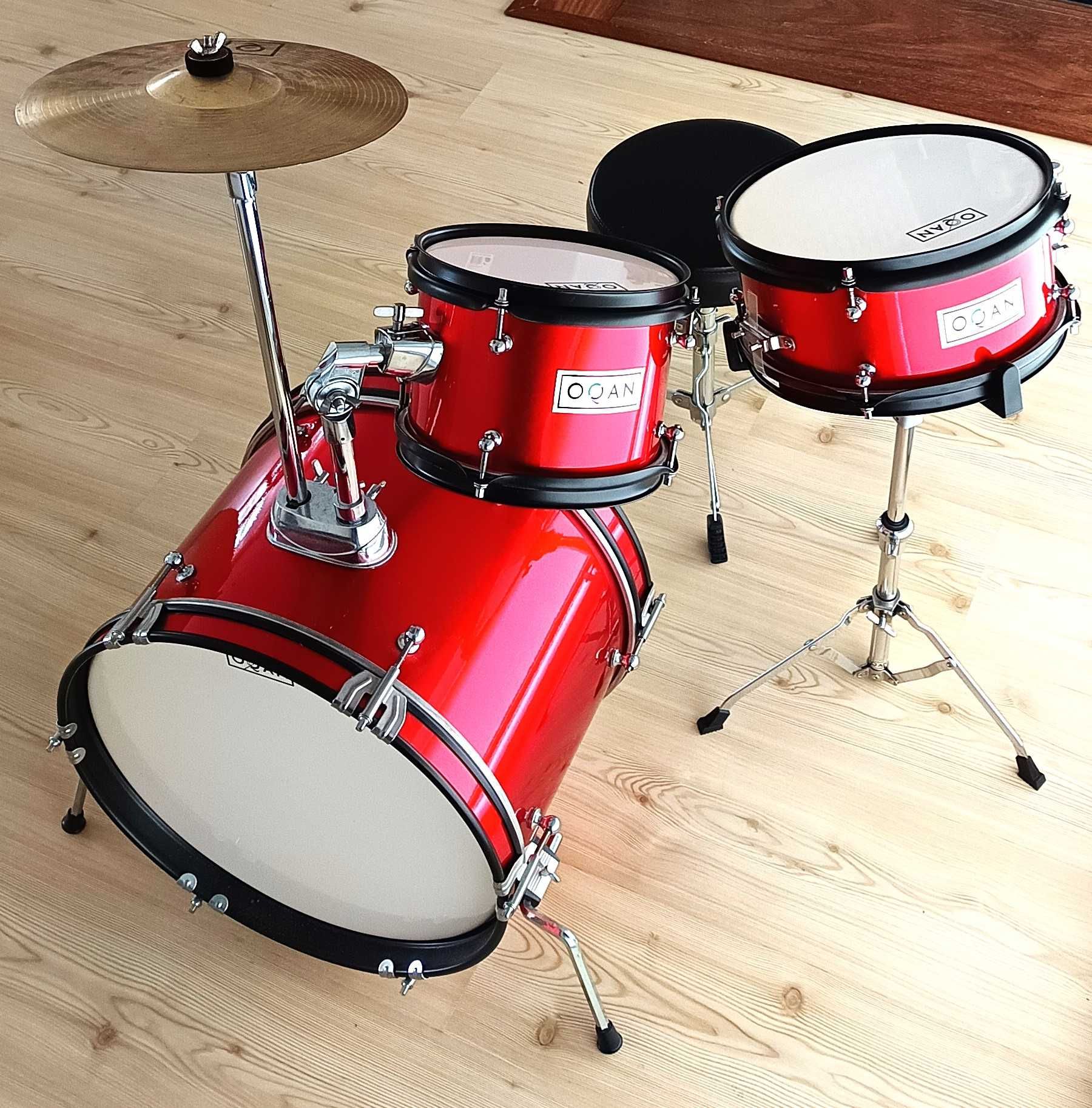 Bateria acústica OQAN INFANTIL RED QPA-3