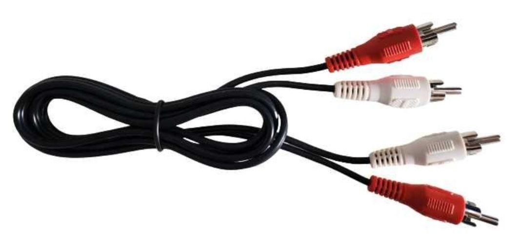 Kabel połączeniowy audio 2xRCA-2xRCA 1.25 m