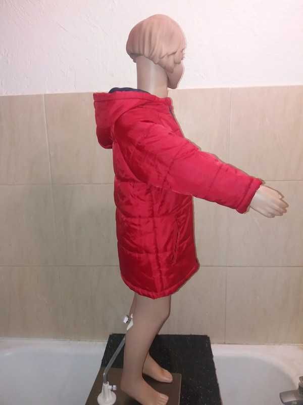 Kurteczka czerwona Płaszczyk unisex 104cm(304)