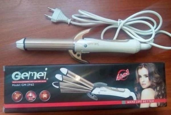 Утюжок выпрямитель плойка гофре 4 в 1 Gemei GM 2962