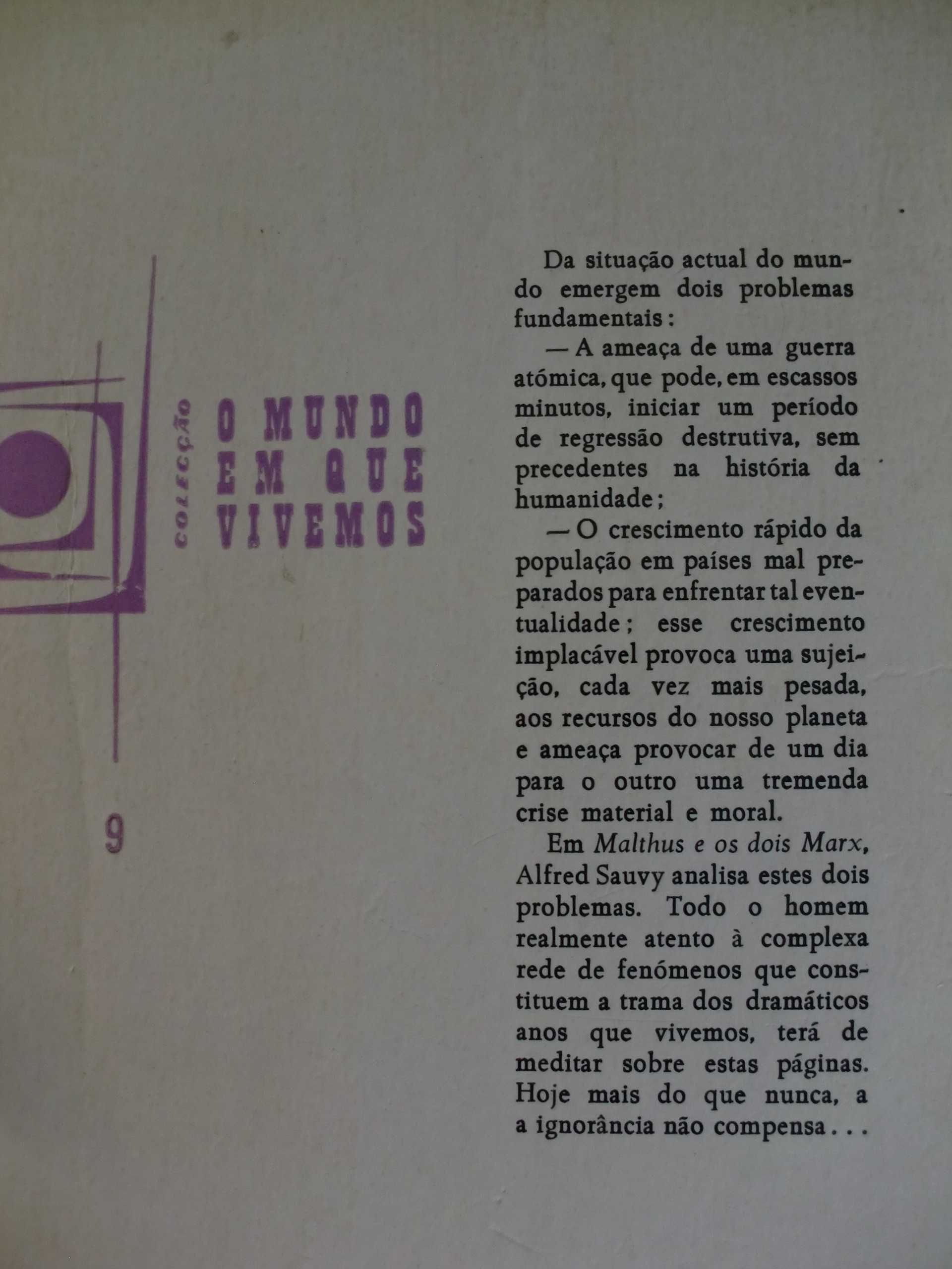 Malthus e os Dois Marx
de Alfred Sauvy