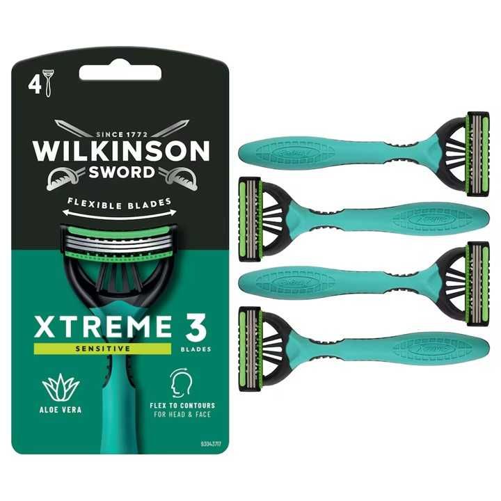 Набір бритв чол. Wilkinson Xtreme3 Sensitive Comfort (4 шт.) Є гурт!!!