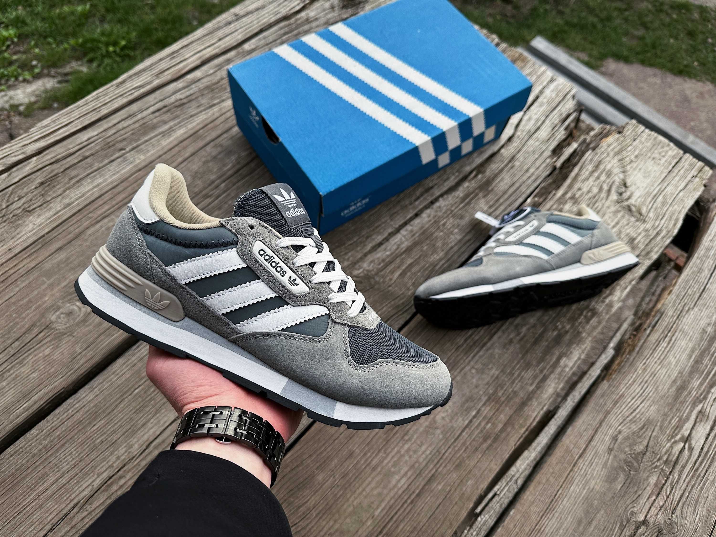 Мужские кроссовки Adidas Treziod 2 Grey серые размер 41-46