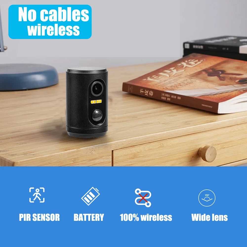 Mini kamera akumulatorowa 2MP Wifi z długim czasem czuwania