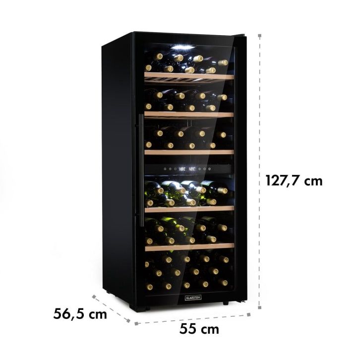 Nowa Winiarka Chłodziarka Lodówka Na Wino Klarstein Barossa 102D