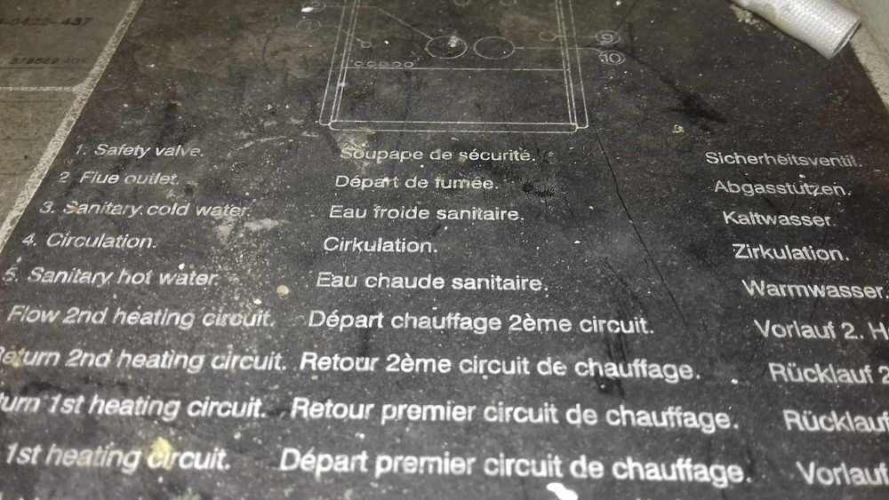 Caldeira gasóleo, pouco uso