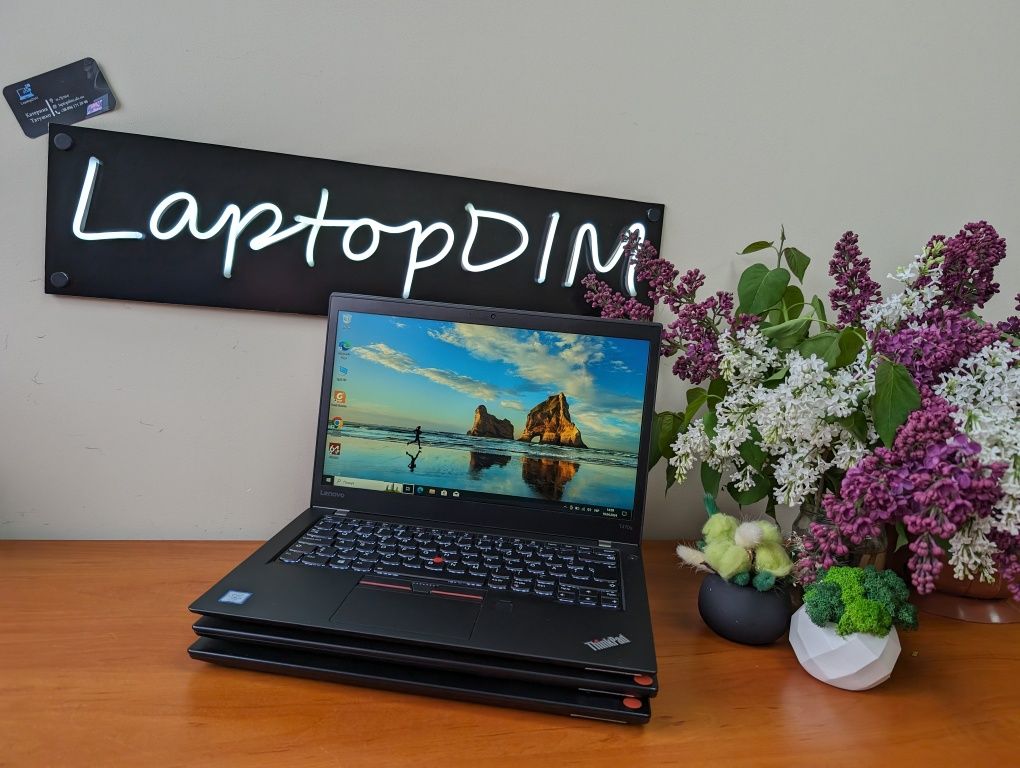 Ноутбук Lenovo ThinkPad T470s/i5-7200U/8/256/FHD/IPS/14/Опт.Роздріб