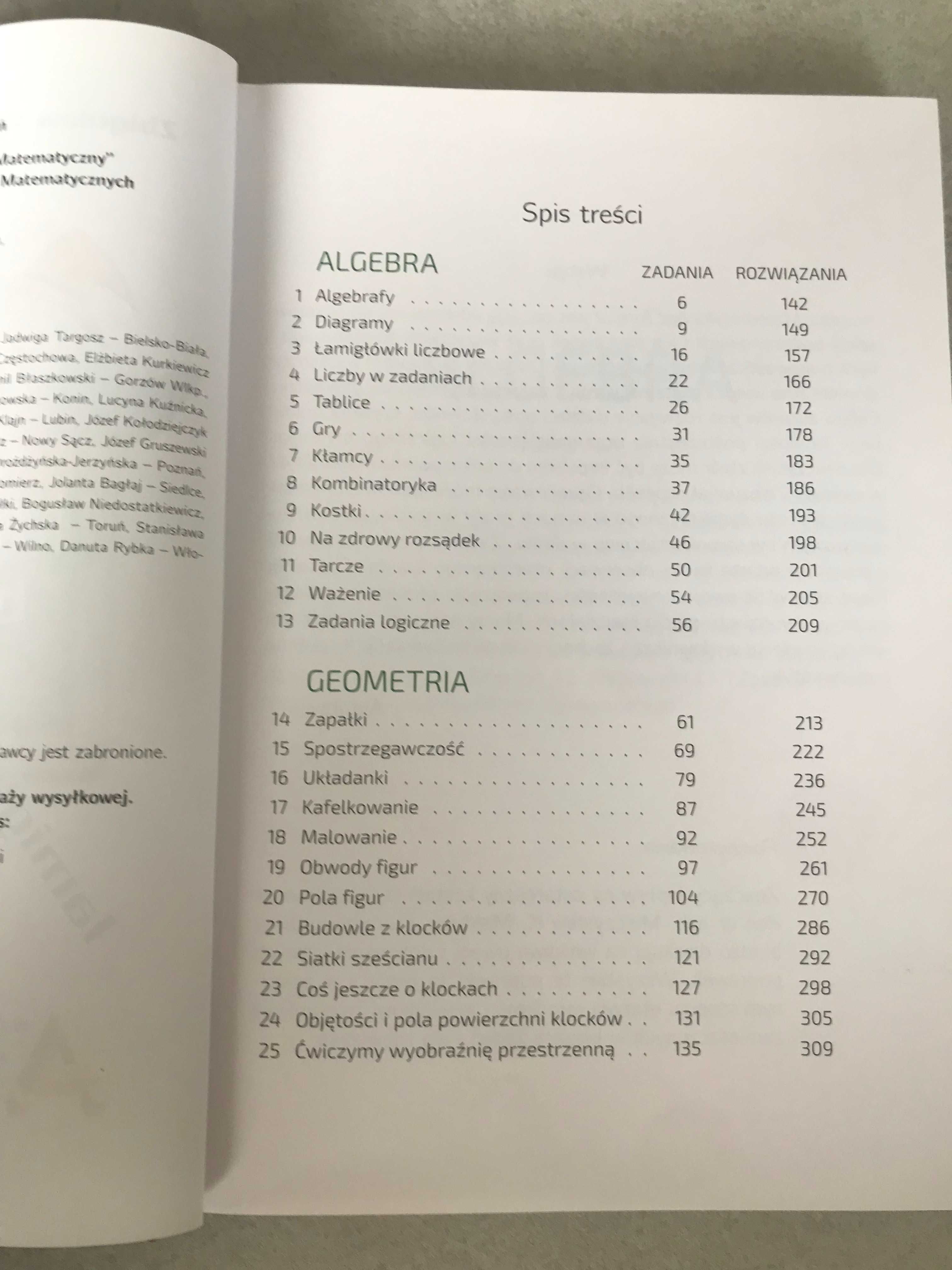 Matematyka bez formuł - łamigłówki, zadania, sztuczki.