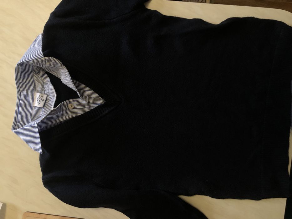 Обманка, свитер для мальчика на рост 140