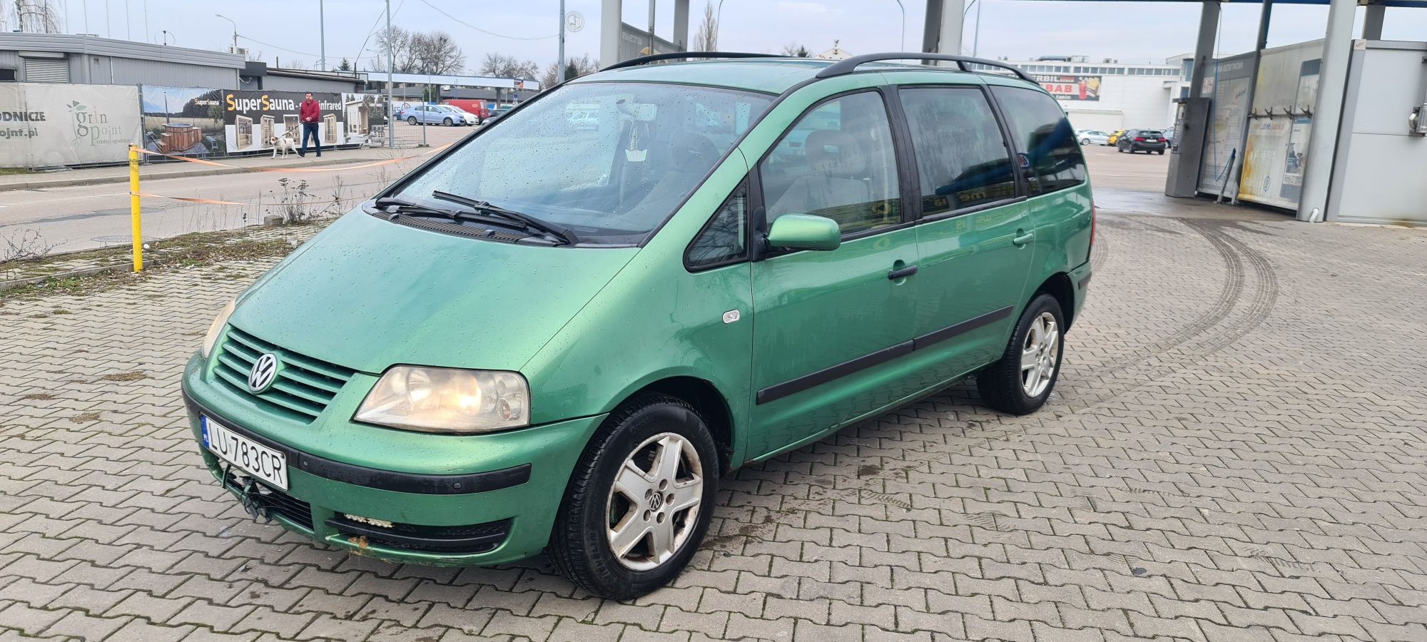 Sharan 1.9tdi silnik asz skrzynia fbn lampa zderzak klapa lc6w