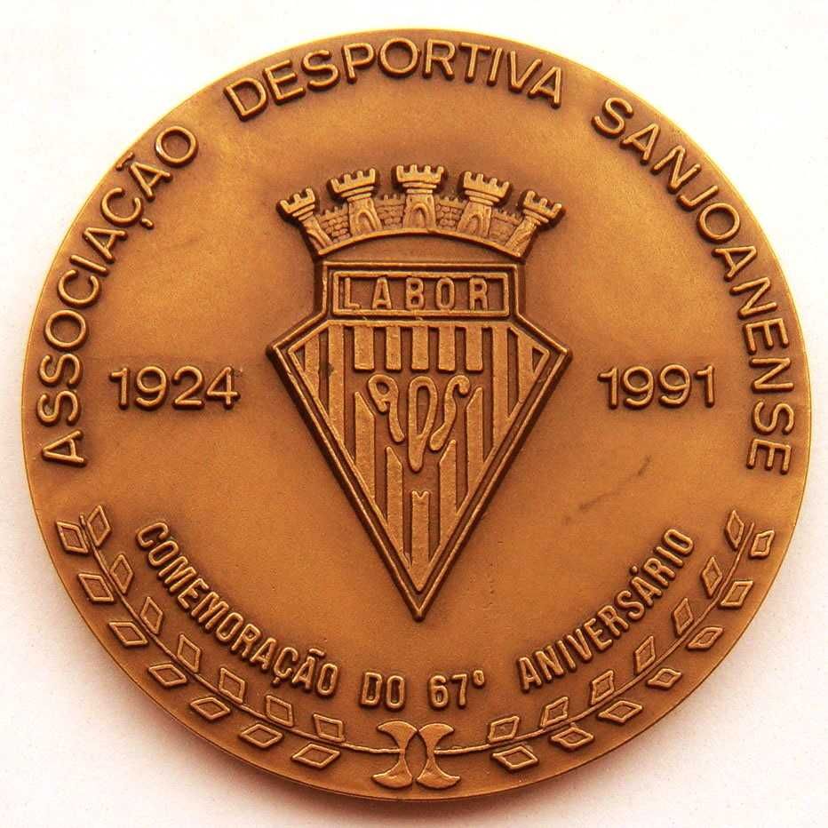 Medalha de Bronze Desporto Associação Desportiva Sanjoanense ASD