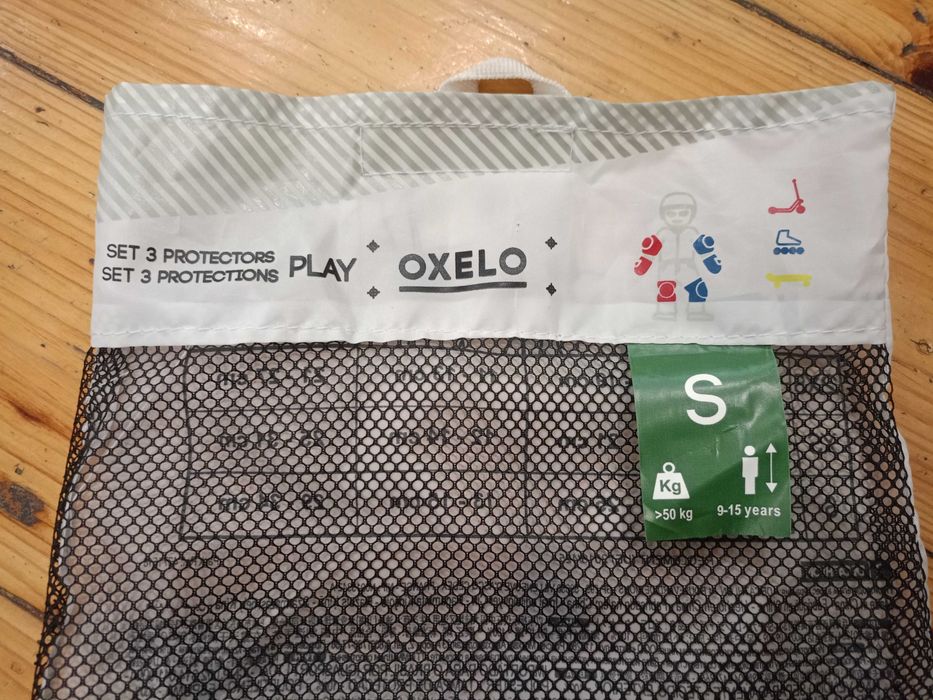 Zestaw ochraniaczy na rolki/łyżwy Oxelo rozmiar S
