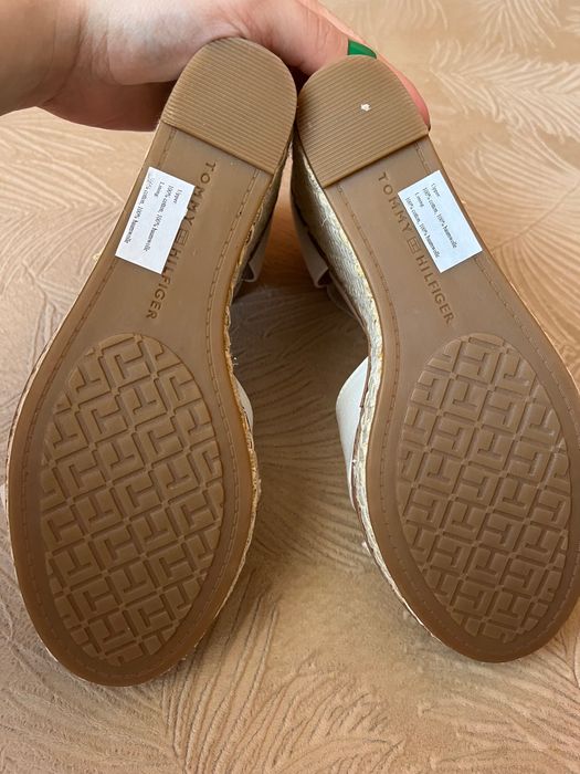 Białe espadryle Tommy Hilfiger