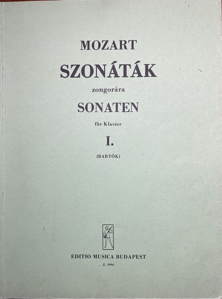 Ноти В.А.Моцарт Сонати
