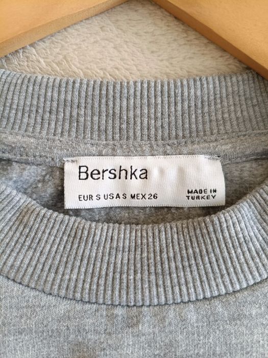 Bershka p.S-XL толстовка світшот на байці оверсайз