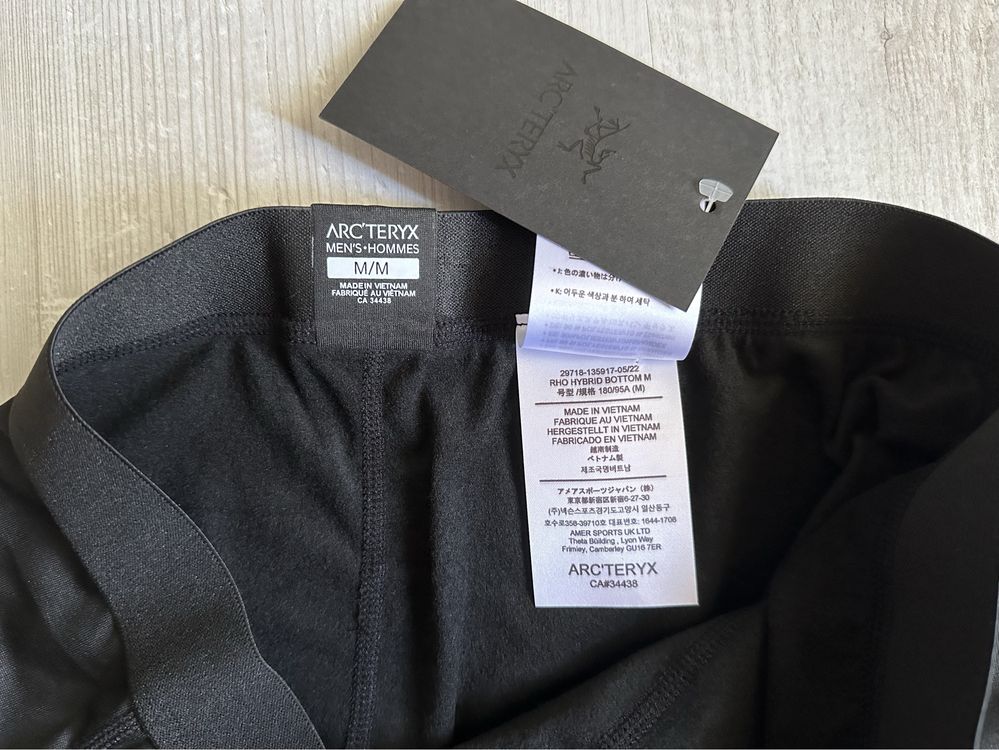 Чоловічі термоштани Arc’teryx Rho Hybrid Bottom M