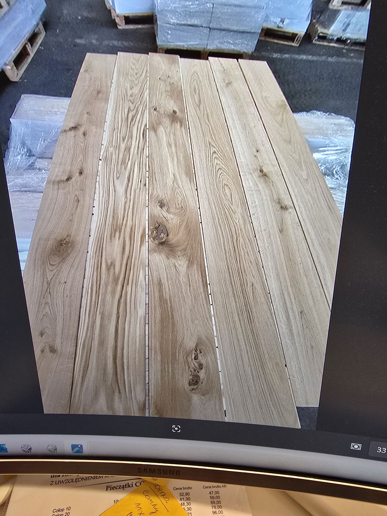 Deska podlogowa  dębowa w klasie rustical