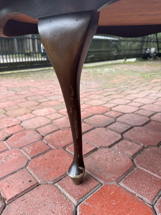 Stół drewniany kawowy wysoki na 45 cm