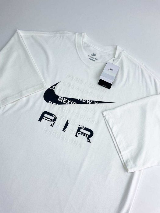 Оригінал! Чоловіча Футболка Nike Air біла (XL/2XL) Нова з бірками!