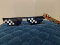 Okulary przeciwsłoneczne Minecraft z opaską na rękę