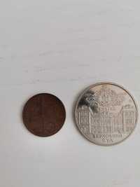 Продам 2 монети (гривня, чеська крона)