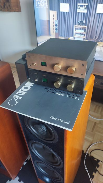 Canton digital 2.1 hi end referencyjne + mikrofon dsp i 2 kontrolery.