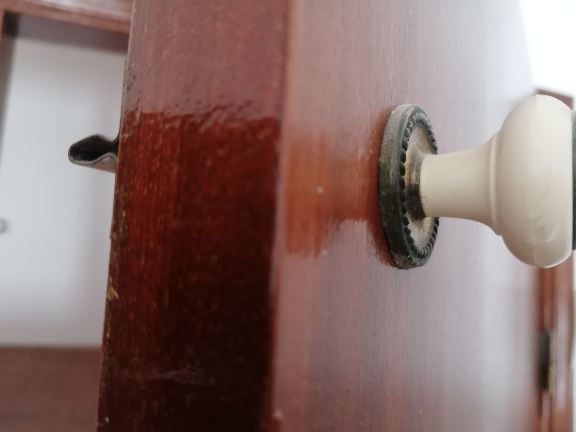 Portas interior cor mogno