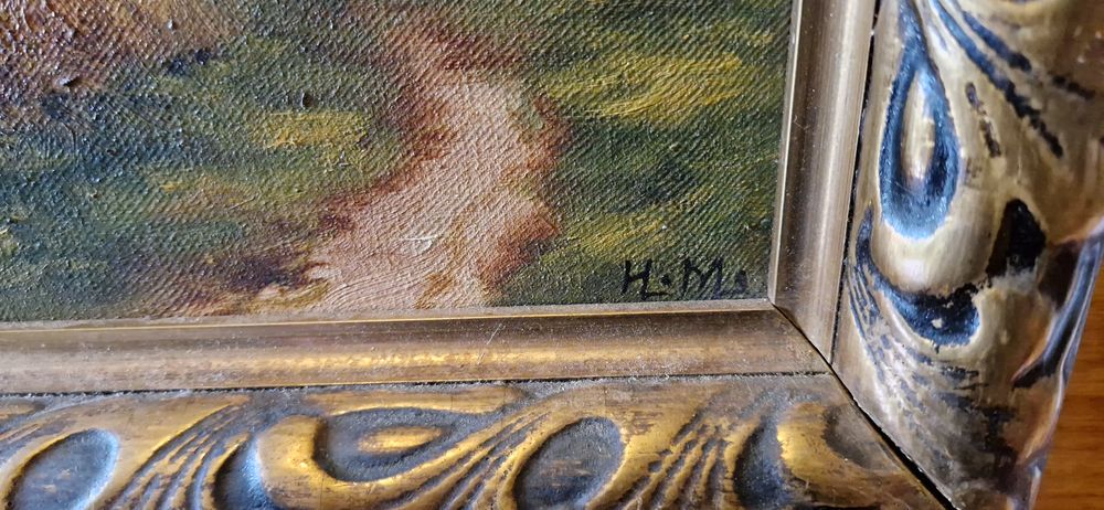 Obraz palowany na pługnie H.M.