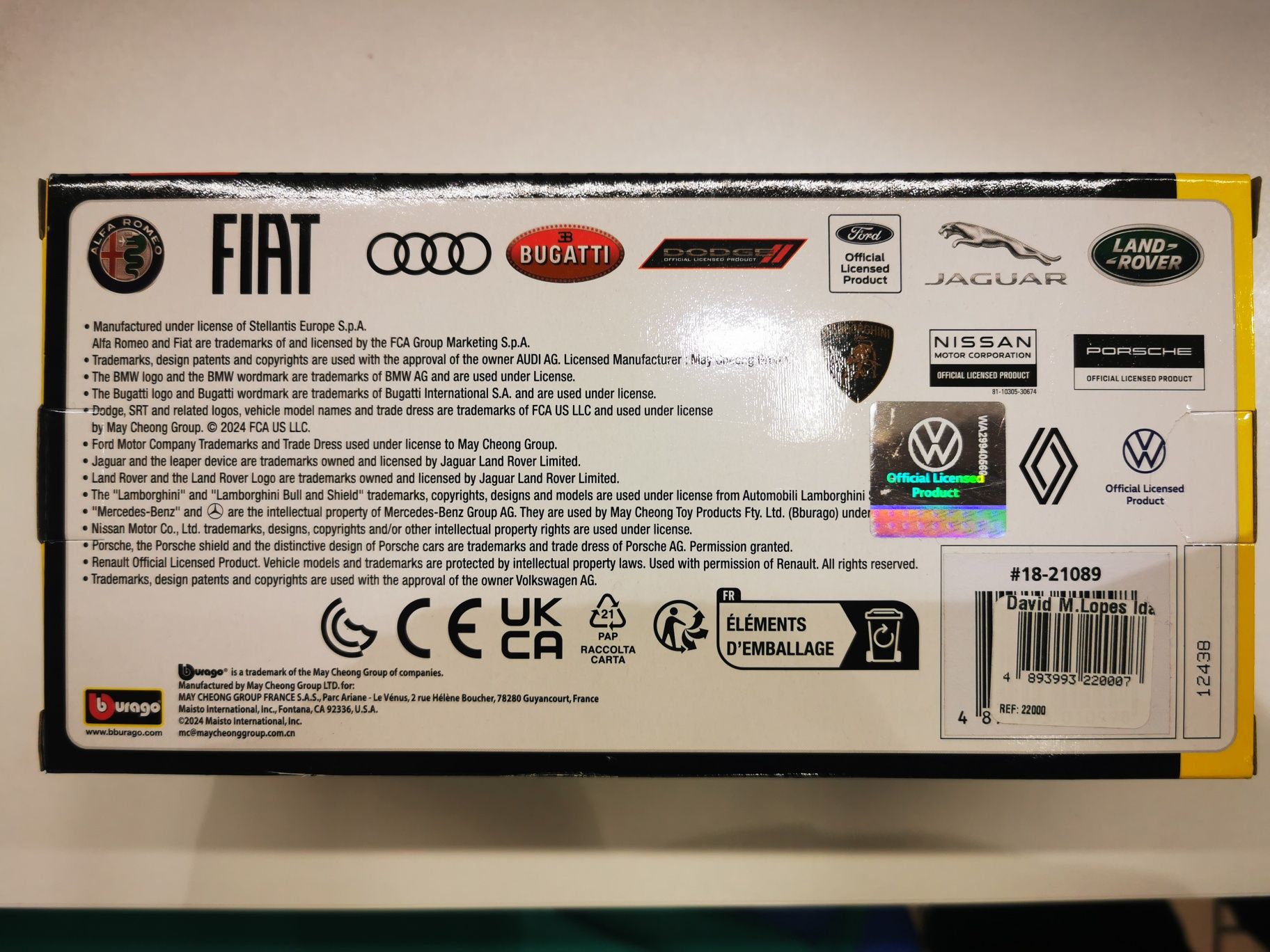 Volkswagen Golf MK1 GTI 1979 Burago 1/24