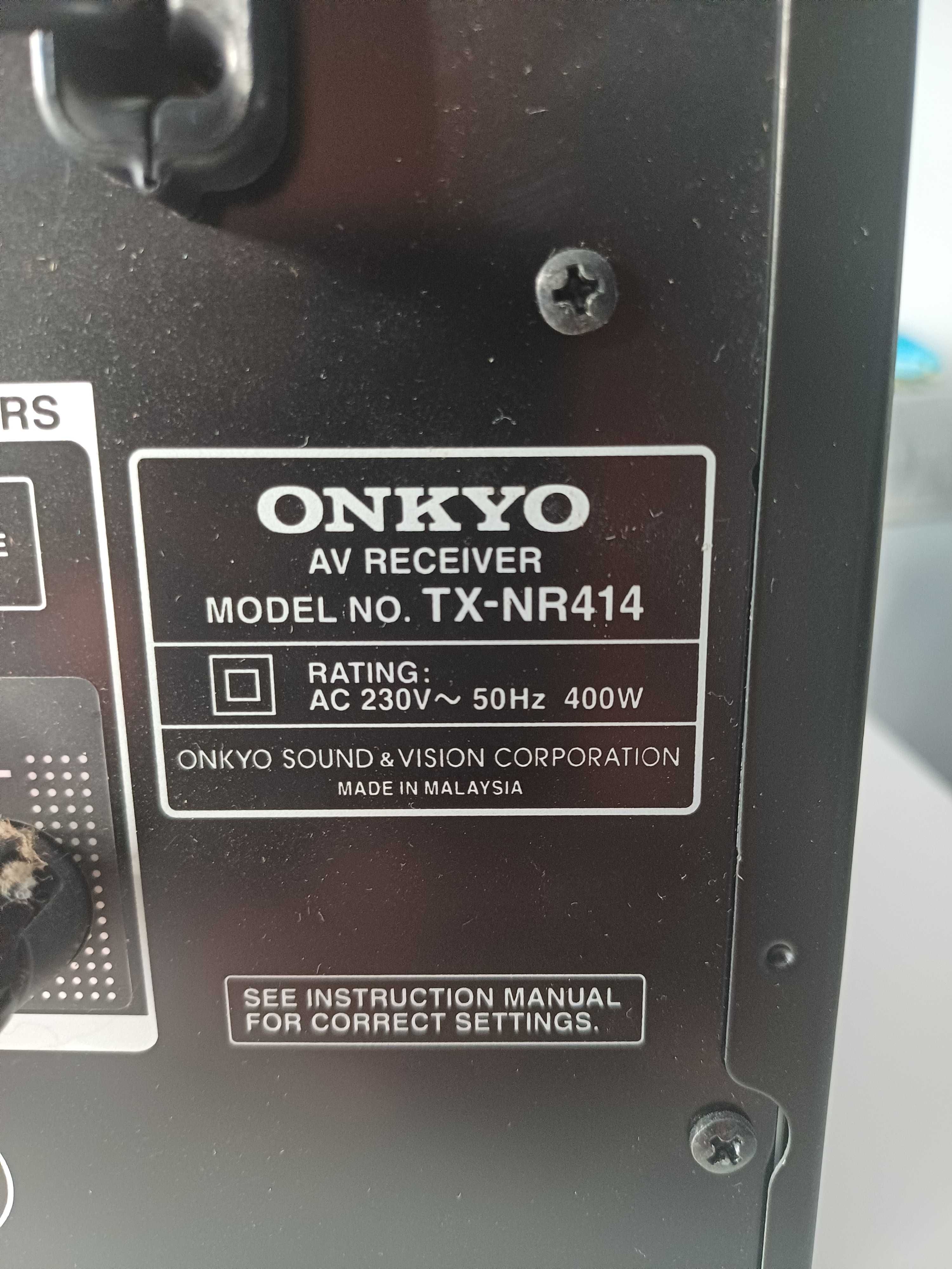 ONKYO  TX-NR414 amplituner 5.1
