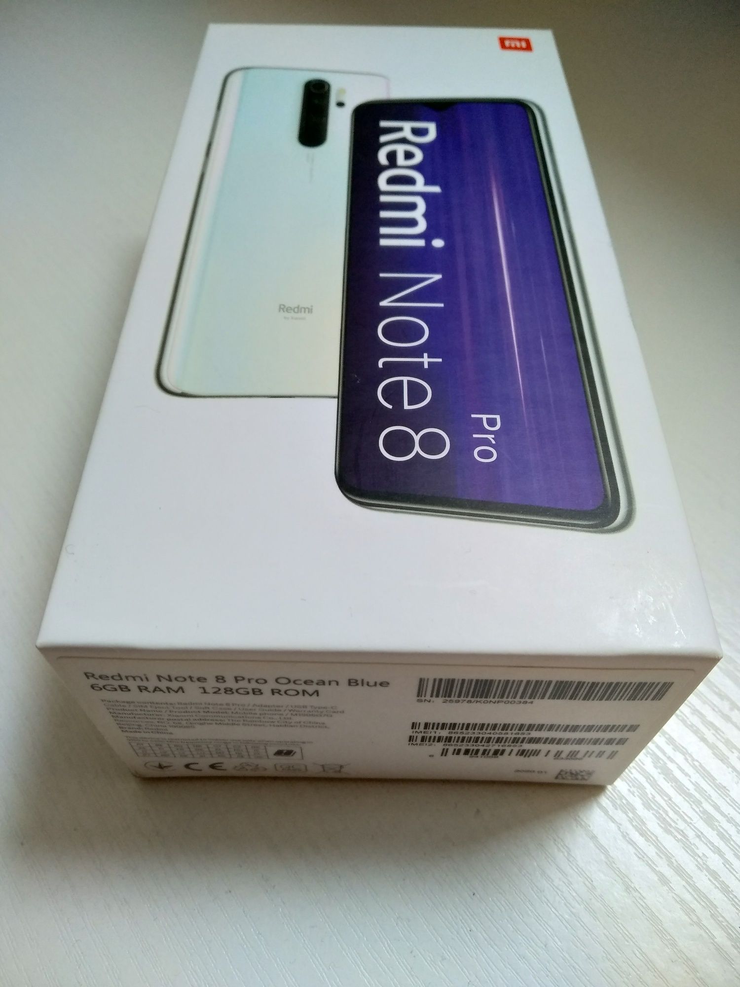 Xiaomi Redmi Note 8 Pro 6/128GB. NFC Blue(Офіційний,Global,Документи)