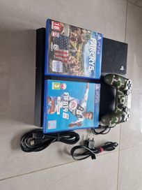 Playstation 4 500gb + Pad + 2 gry Ps4