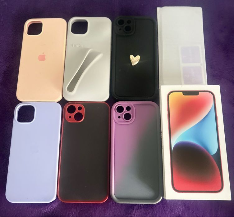 Iphone 14 plus 128 gb+6 чохлів