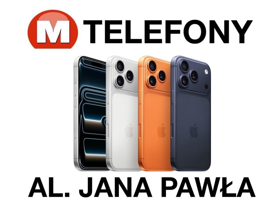 iPhone 17 Pro Max 256GB Pomarańczowy Granatowy Srebrny AL JANA PAWŁA