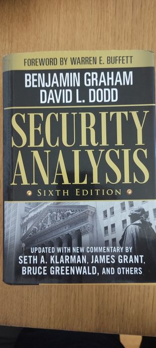 Livro security analysis 6th edition como novo