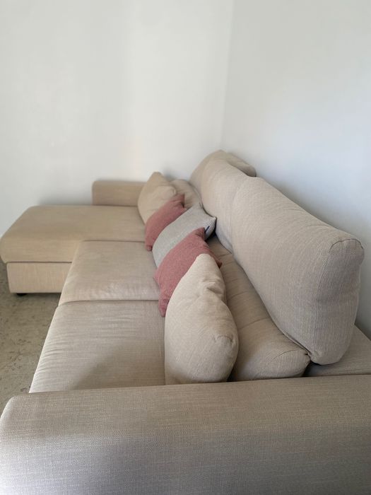 Sofá 3 lugares Eskilstuna c/ chaise long