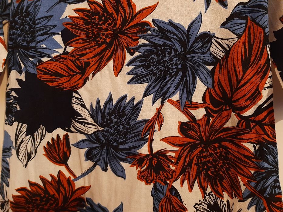 Vestido curto, meia manga, tam. M