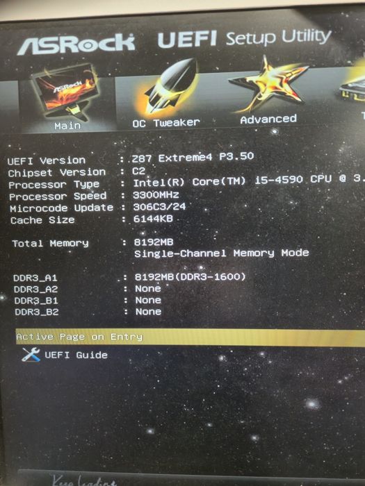 Zestaw Asrock Z87 Extreme4 8Gb i5 4590  Asus gtx750ti