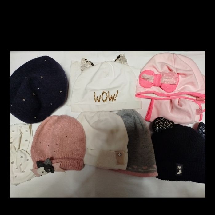 Розпродаж шапок для дівчинки по 70гр