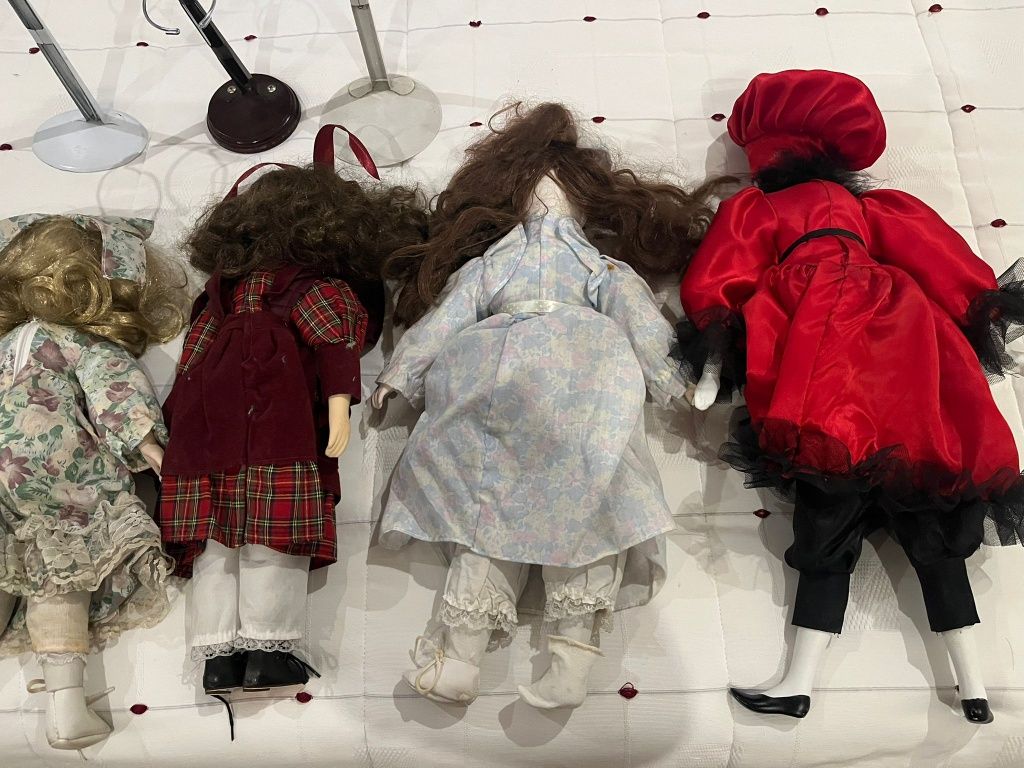 Bonecas de porcelana anos 80 e 90