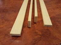 Listwa 10x30 mm prostokątna drewniana  strugana kantówka listewka