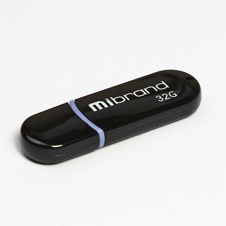 USB флеш накопитель Mibrand 32GB Panther Black USB 2.0