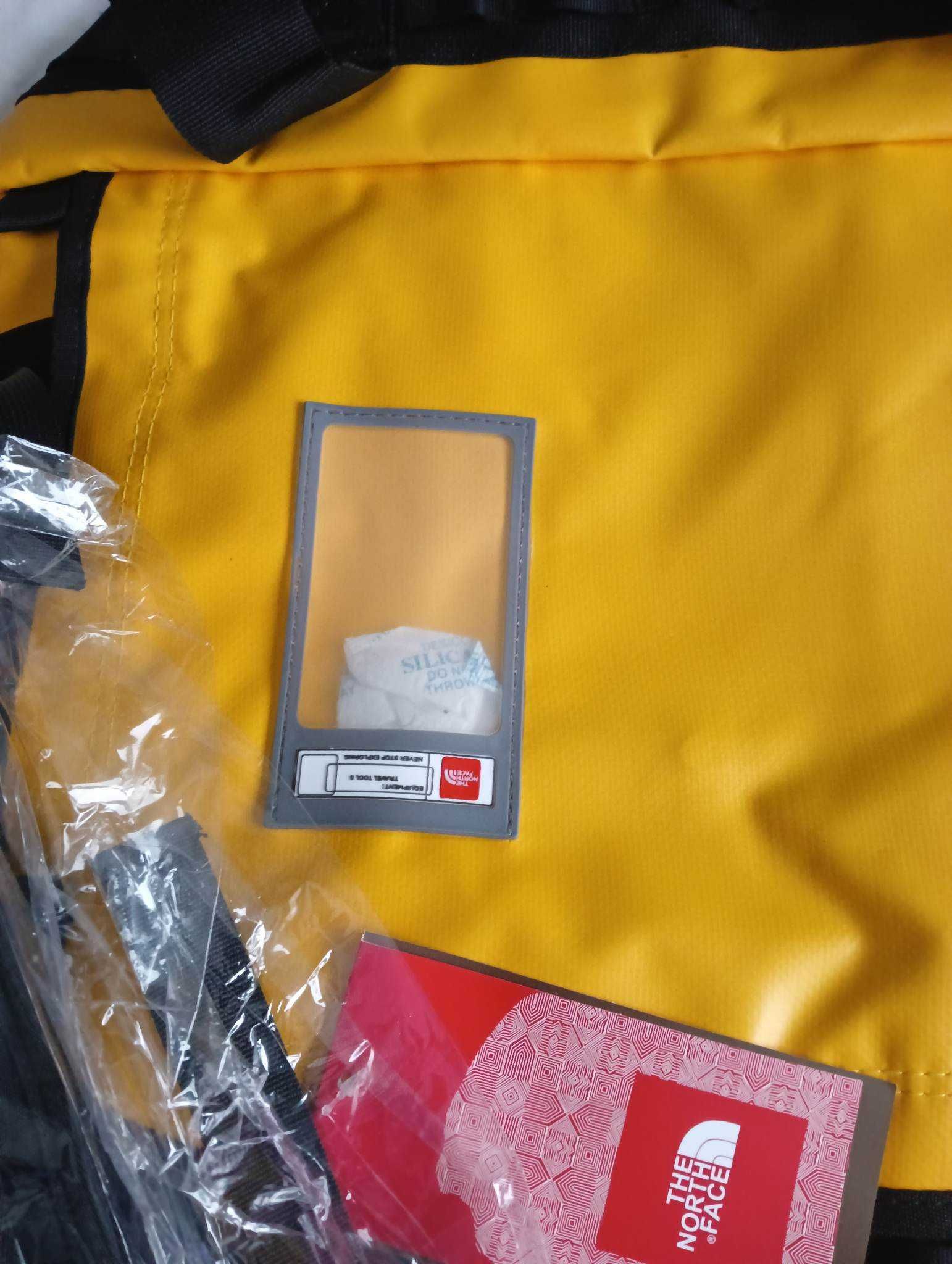Żółta Torba THE NORTH FACE BASE CAMP DUFFEL - Rozmiar S - 50 Litrów