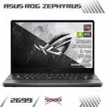 LAPTOP GAMINGOWY Asus ROG Zephyrus RTX 3050 Ryzen 5 5800HS 144hz